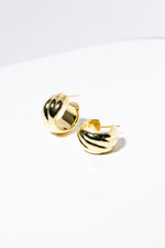 ROUND RIPPLE HOOP EARRINGS Jewellery & Accessories Coco Jewellery 