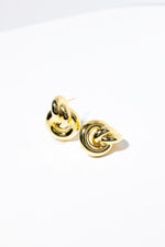 ROUND KNOTTED CHUNK EARRINGS Jewellery & Accessories Coco Jewellery 