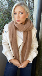 LULU LUXE SCARVES Knitwear Coco Boutique Camel 