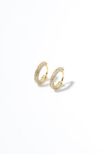 MINI HUGGI HOOPS - CRYSTAL COVER Jewellery & Accessories Coco Jewellery 