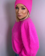 PETRA SUPER SOFT SWEATER - HOT PINK Knitwear Coco Boutique 