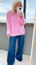 LOLLIE BABY ALPACA SWEATER - PINK Tops & Jumpers CG Luxe 