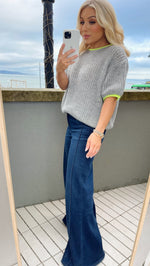 MOLLY KNIT JUMPER - SMOKE GREY Tops & Jumpers CG Luxe 