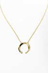 GOLD CRYSTAL HORSESHOE NECKLACE Jewellery & Accessories Coco Jewellery 