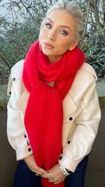 LULU LUXE SCARVES Knitwear Coco Boutique Ruby Red 