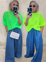 NEON POP KNIT - YELLOW Tops & Jumpers CG Luxe 