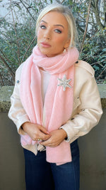 LULU LUXE SCARVES Knitwear Coco Boutique Rose Pink 