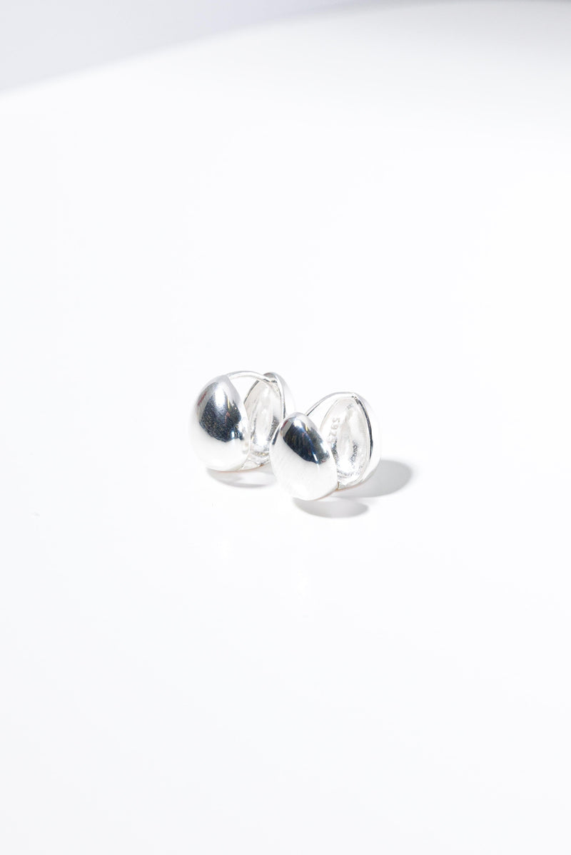 MINI HUGGI HOOPS - SILVER ACORN Jewellery & Accessories Coco Jewellery 