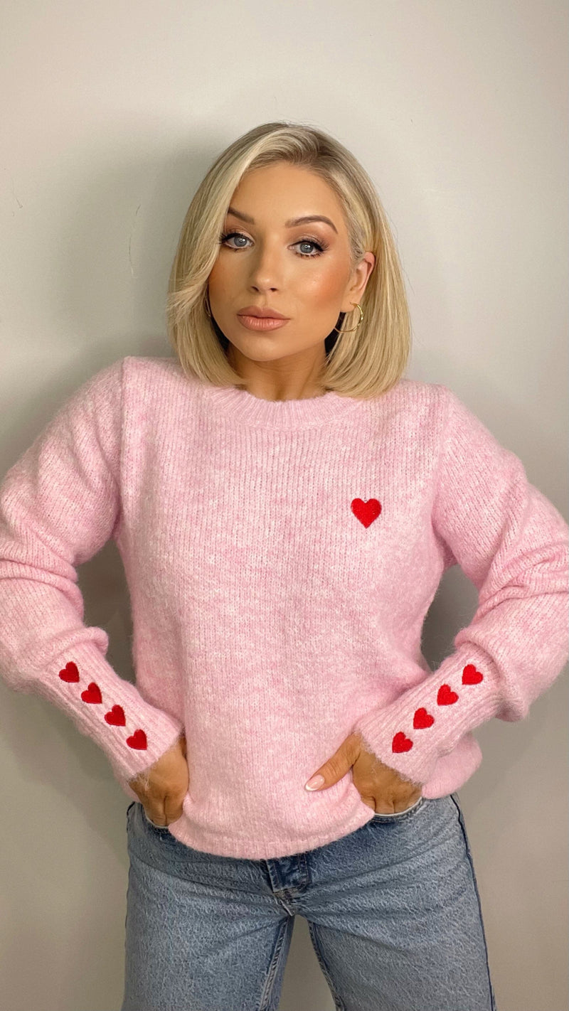 VALENTINA SWEETHEART SWEATER Knitwear Coco Boutique 