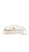 CARRERA WOVEN LEATHER BAG - WHITE Coco Boutique 