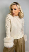 ZSA ZSA MERINO SWEATER - CREAM Coco Boutique 