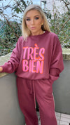 TRÉS BIEN BURGUNDY CO-ORD Coco Boutique 