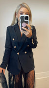 PENNY TAILORED BLAZER - BLACK Coco Boutique 