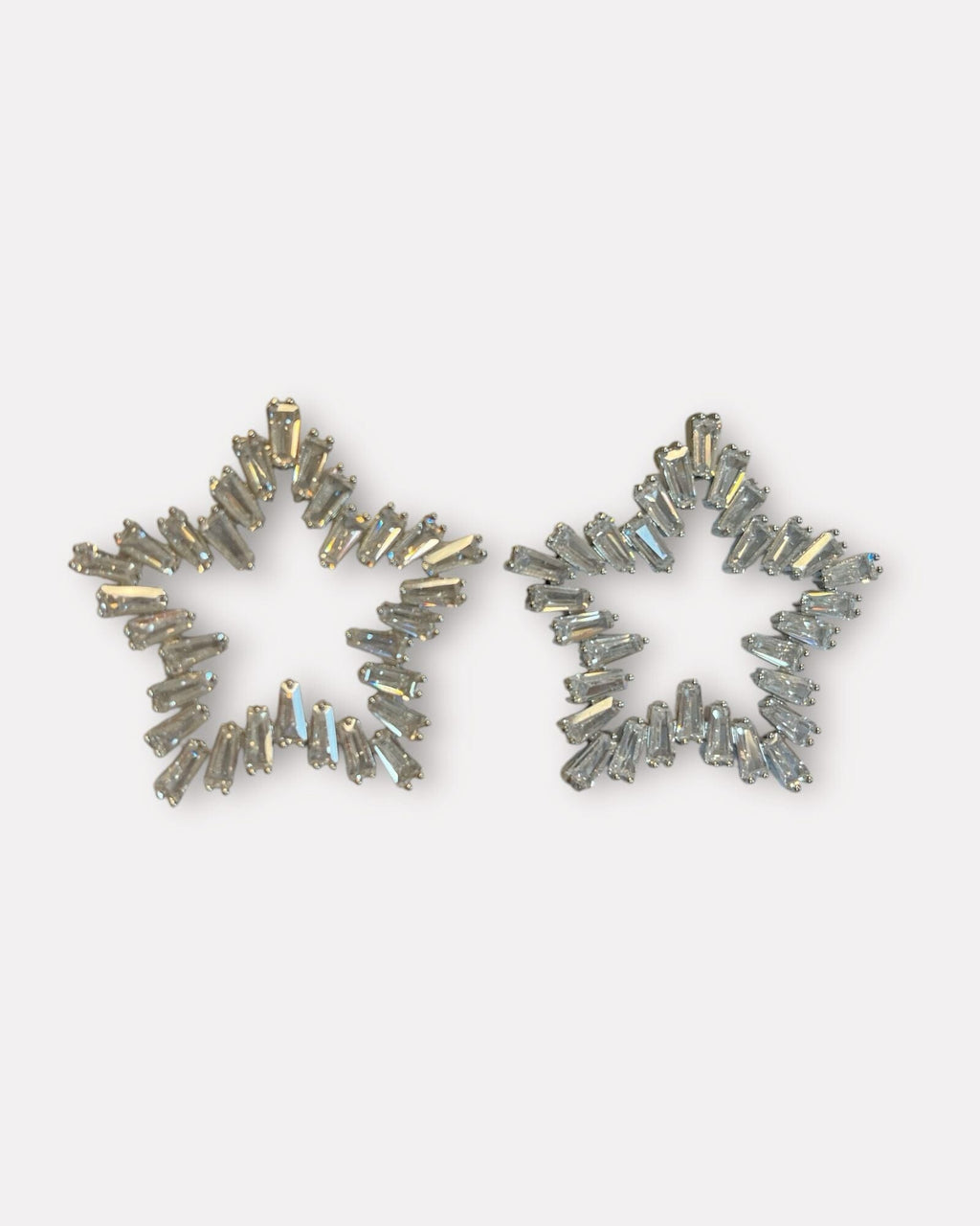 FROSTED STAR EARRINGS - SILVER Jewellery & Accessories Coco Jewellery 